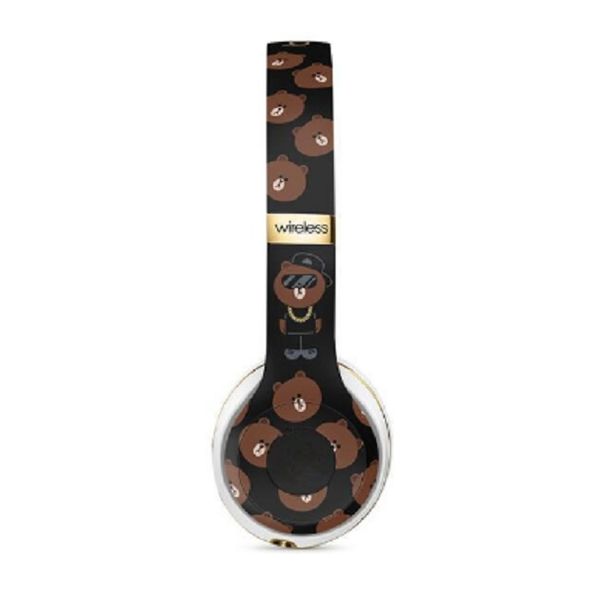 

line friends w1 chip 3.0 wireless headphones bluetooth headphone headset deep bass with retail box