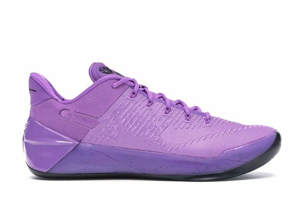 

mamba ad purple stardust men basketball shoes white multicolor black sport shoe with box size7-12