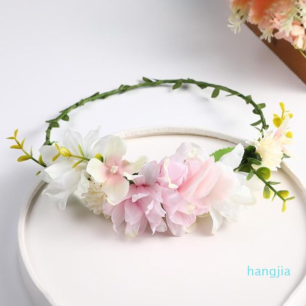 

hair clips & barrettes forest style flower hairbands women accessories wedding crown engagement jewelry bridesmaids wreath garlands sale, Golden;silver