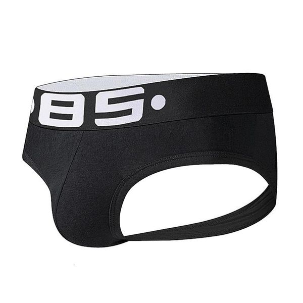 

underpants, pure cotton triangle u convex bag bs men's interest, t-shaped pants, back bare buttocks, Black;white