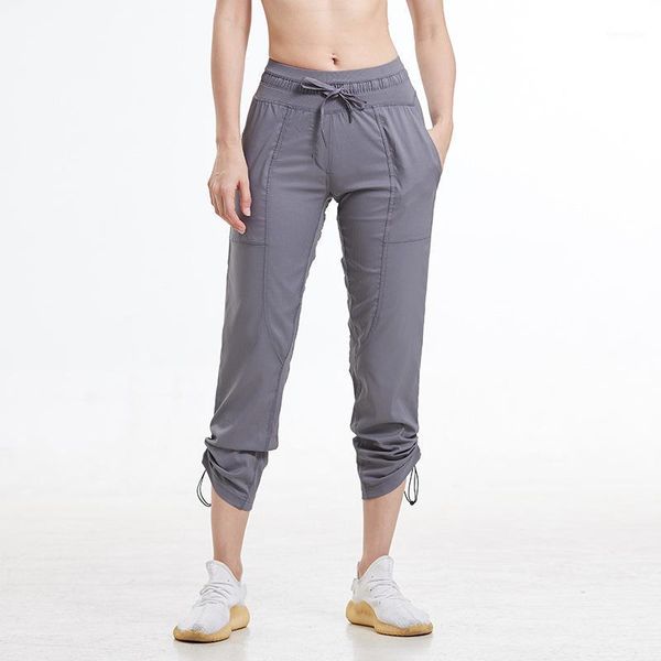 

sports casual joggers pants women workout running trousers with pocket yoga gym high waist fitness mvsyo1, White;red