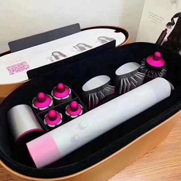 

electric hair brushes automatic curling iron and straightening dual-purpose styler 8 head hs01 negative ion dryer