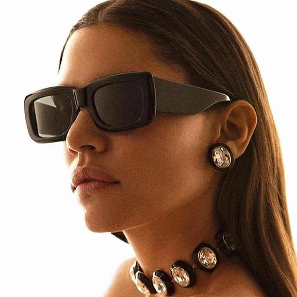 

sunglasses fashion retro personality square frame wide leg men and women luxury outdoor sports street shooting glasses, White;black