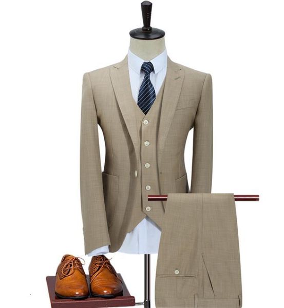 

men's suits & blazers (jacket+vest+pants) manufacturer china wedding dress autumn new style fashion wool suit men man, White;black