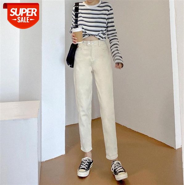 

li zhiqi semi-elastic two-button high-waisted slim-leg pants women's jeans long 110501 #8p4f, Black;gray