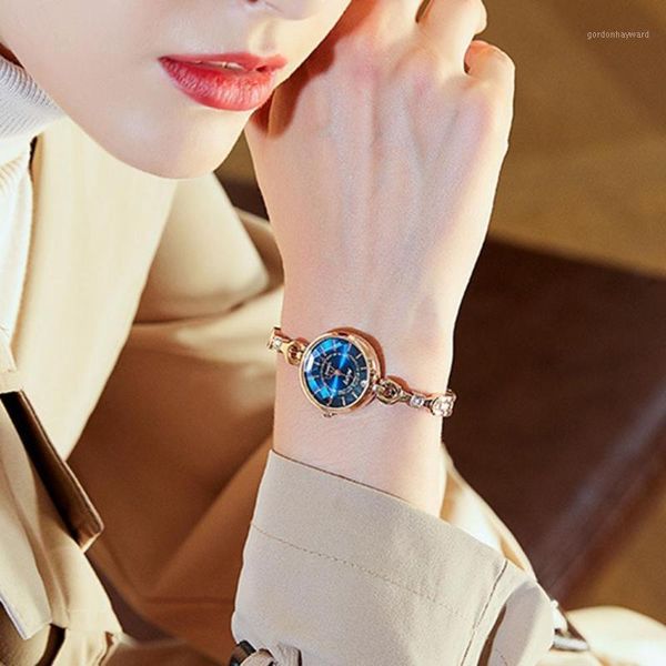 

wristwatches nary luxury vintage fashion silver women dress watches casual quartz stainless steel band bracelet watch analog wrist, Slivery;brown