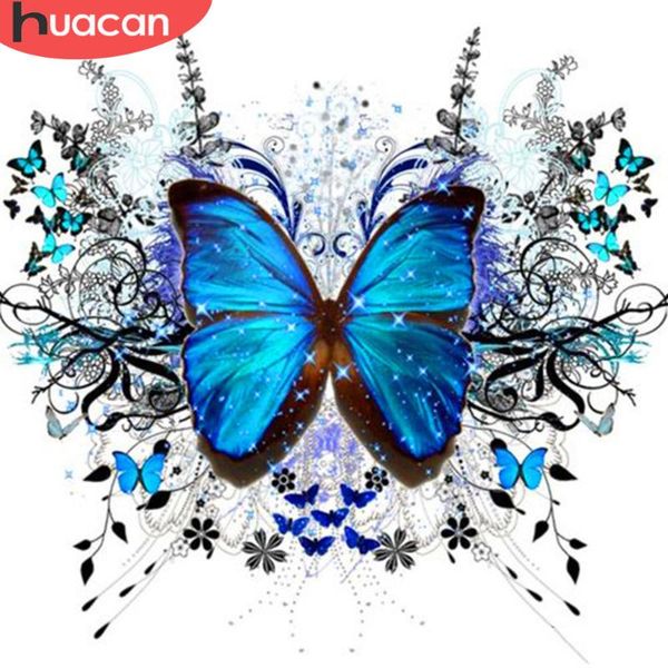 

diamond painting huacan full square/round butterfly 5d diy embroidery animal mosaic needlework home decor