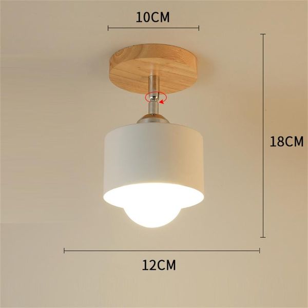 

nordic macaron ceiling lamp creative porch aisle lights bay window balcony home bedroom cloakroom corridor