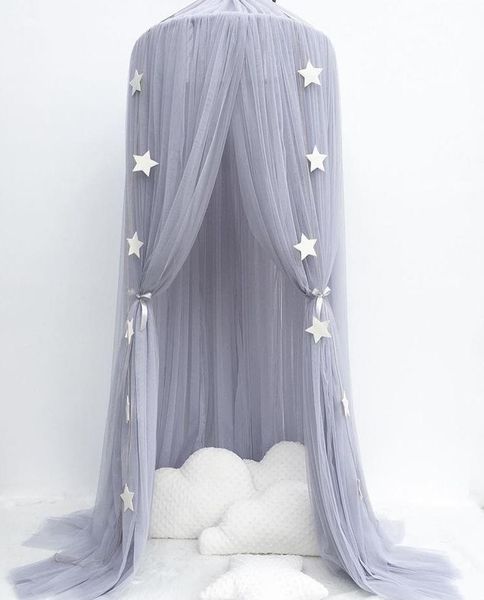 

mosquito net hanging kids baby bedding dome bed canopy princess cotton bedcover curtain for room decoration