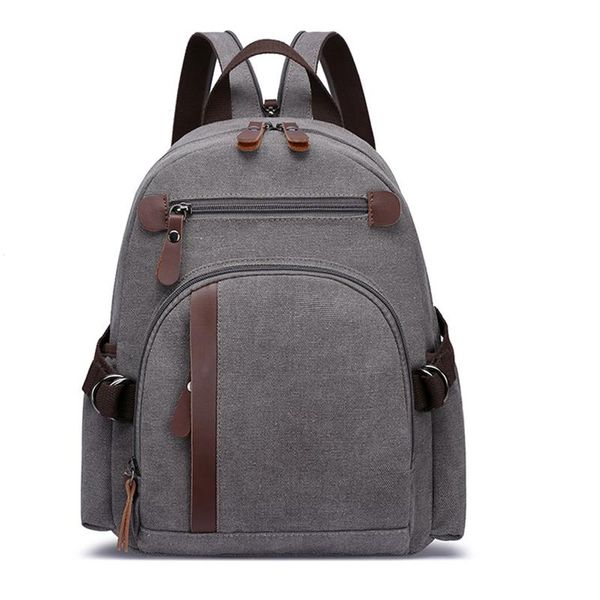 

canvas backpack travel small shoulder bag casual mochilas para mujer crossbody bags leisure plecak damski sacoche homme