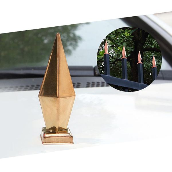 

wallpapers 97mm rose gold color decoration handrail armrest stair fence gate door tip parts head for outdoor or indoor