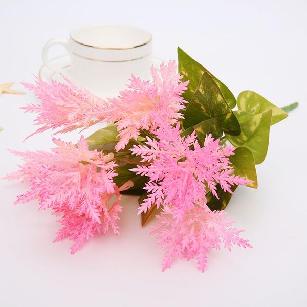 

big heads artificial flowers dandelion plastic eucalyptus hybrid bouquet wedding home decoration fake flower decorative & wreat