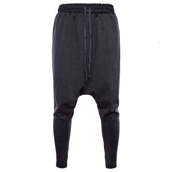 

Men's Pants Cotton Harem Plus Size Men Streetwear Casual Black Grey Loose Sweatpants For Male Spring Autumn S-2xl IG2T