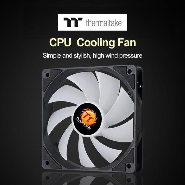 

fans & coolings thermaltake cpu cooler 12cm cooling fan silent 1000rpm 12v 4pin rgb pc computer case heatsink radiator