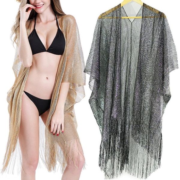 

women's swimwear a5kc 1 pc cover up swimsuit beach dress women summer lady cover-ups bathing suit wear tunic bikini silk woven blouse, White;black