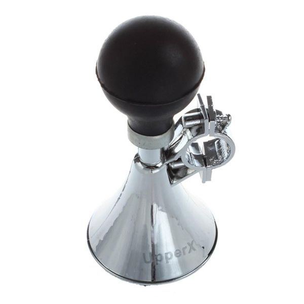 

bike horns upperx black rubber bulb 21mm dia handlebar bicycle air horn bugle trumpet