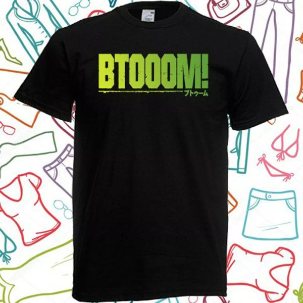 

btooom japanese action anime men's black t-shirt size s to 3xl, White;black