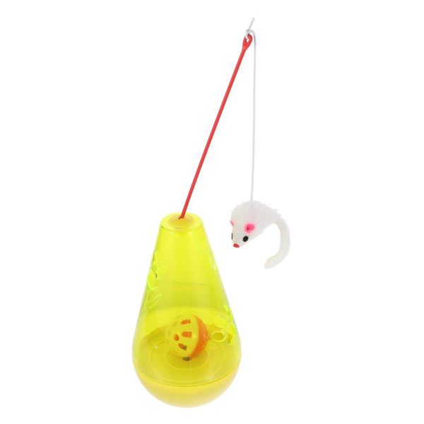 

cat toys 2pcs interactive tumbler food dispensing pet supplies