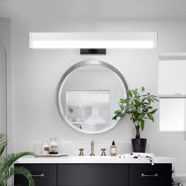 

wall lamp 8w 220v led mirror lights bathroom waterproof cosmetic acrylic sconce lamps intelligent ic driver excellent circuit