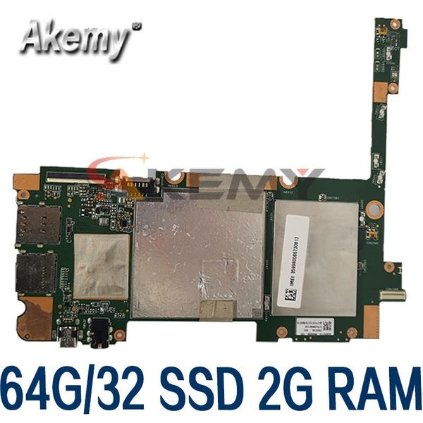 

akemy z300cnl mianboard for asus tablet pc motherboard logic board 100% test ok 64g/32 ssd z3560 cpu 2g ram fans & coolings