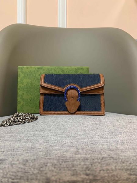 

2021 luxury washed tannin chain messenger bag designer retro multifunctional gift