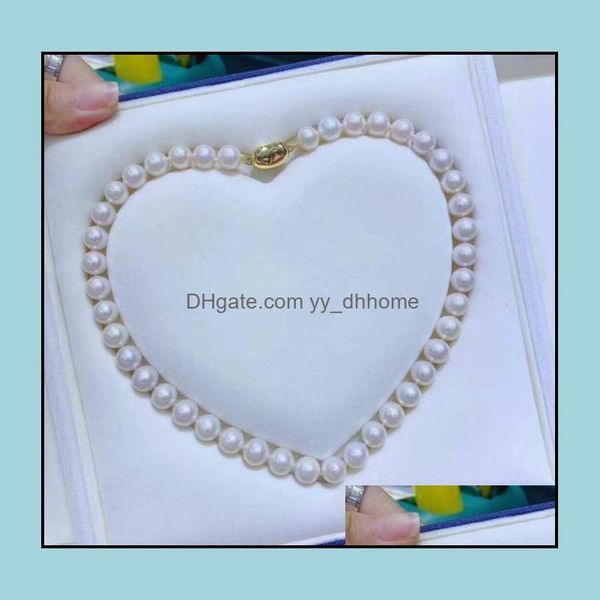 

beaded necklaces & pendants jewelry 10-11mm white natural pearl necklace 18inch925 sier clasp womens gift bridal drop delivery 2021 qwvib, Silver