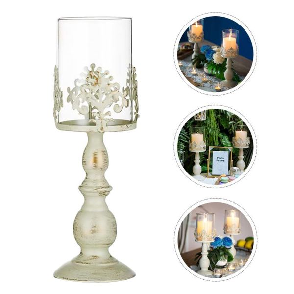 

candle holders 1pc iron holder creative stand simple candlestick ornament