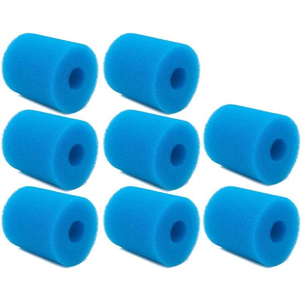 

pool & accessories reusable swimming filter sponge column foam cleaning tool gadgets 8 pack