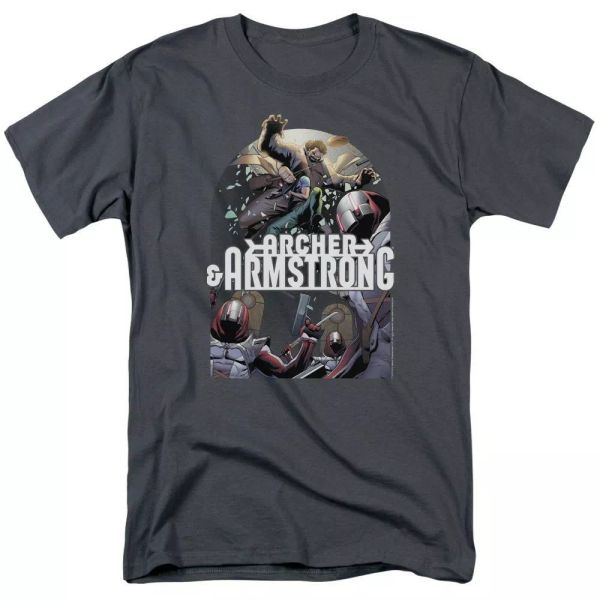 

Archer & Armstrong Dropping In T-Shirt DC Comics Sizes S-3X NEW, White;black