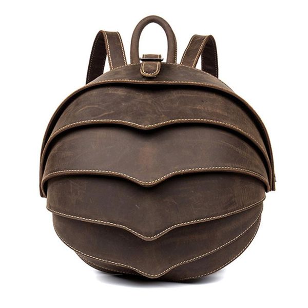 

backpack creative beatle cow leather backpacks fashion genuine bag