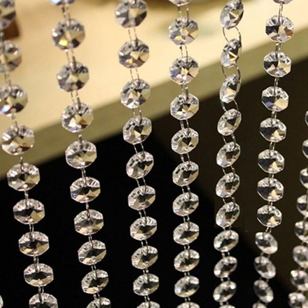 

blinds 3.3 ft diy wedding decor diamond curtain acrylic crystal beaded clear elegant