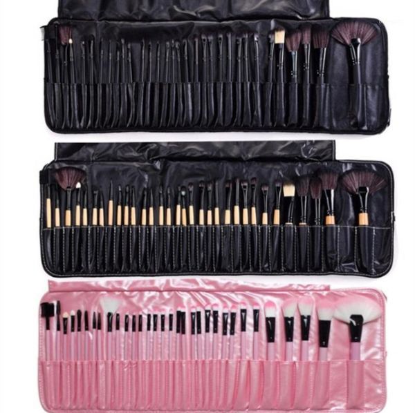 

professional 24pcs makeup brushes kit cosmetic set with black case1