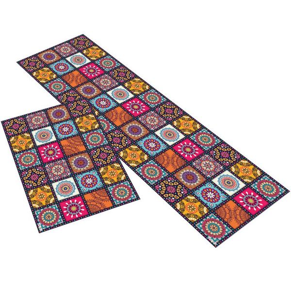

carpets room decor kitchen mat anti-slip bohemia rugs living balcony bathroom printed carpet doormat hallway geometric bath