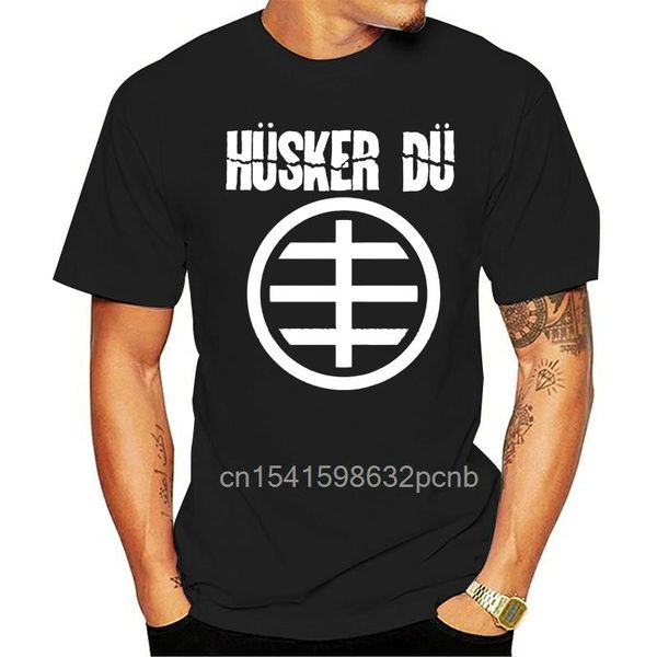 

men's t-shirts husker du circle logo 2 t shirt, White;black