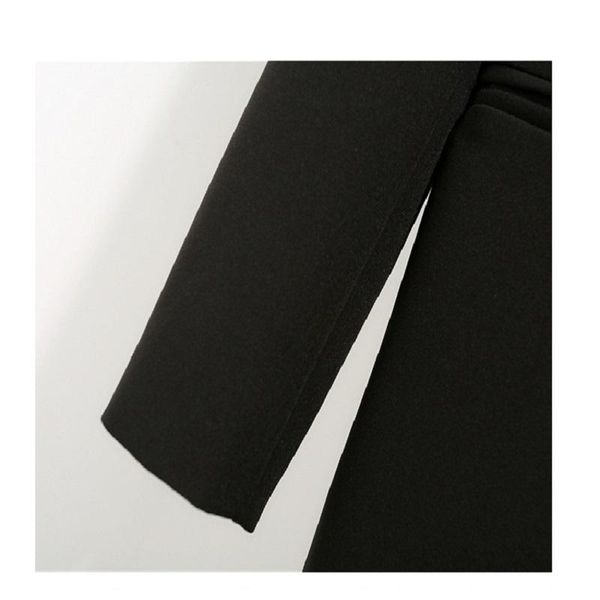 

women's suits & blazers 2021 oversized leisure women autumn office lady pocket blazer jackets for solid color coat ladies, White;black