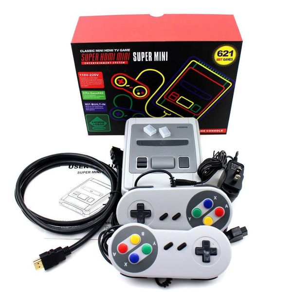 

620/621/1800 games childhood retro mini classic 4k tv av/hd 8/ 16 bit handheld gaming player christmas gift portable play game players