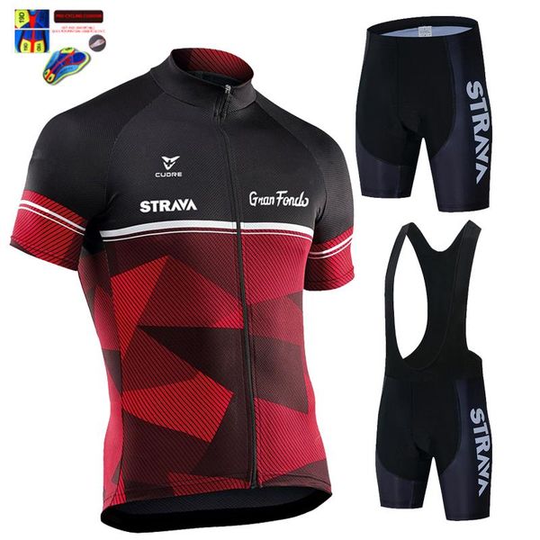 

summer pro cycling jersey set ropa ciclismo strava mountain bike clothing breathable mans bicycle clothes sportswear racing sets, Black;blue