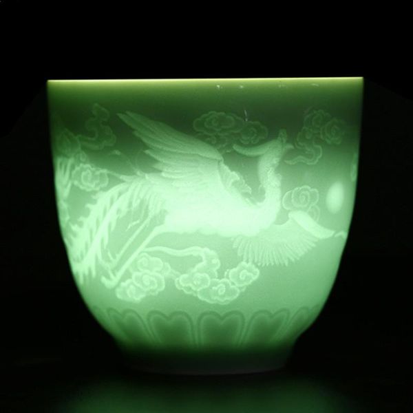 

cups & saucers shadow celadon tea cup ceramic single bowl host teacup accessories home decor