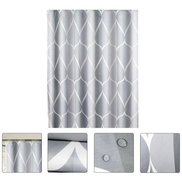 

shower curtains 1set of unique printing curtain durable toilet creative hanging