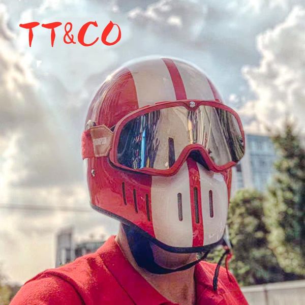 

motorcycle helmets helmets&co japan thompson helmet full face casco moto vintage chopper retro capacete de motocicletaco