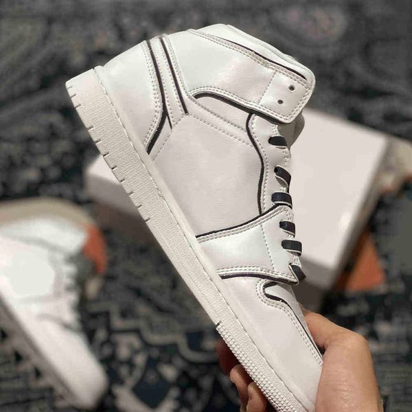 

2021 jumpman women's basketball shoes men's 1 s white/black outdoor sportscuy0