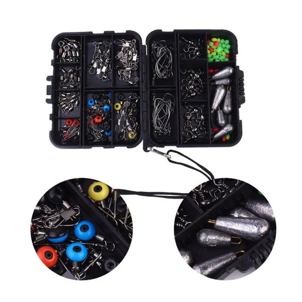 

fishing accessories 160pcs tackle set supplies gadget