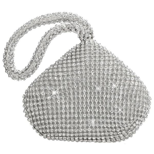 

womens fashion full drill triangle evening bags