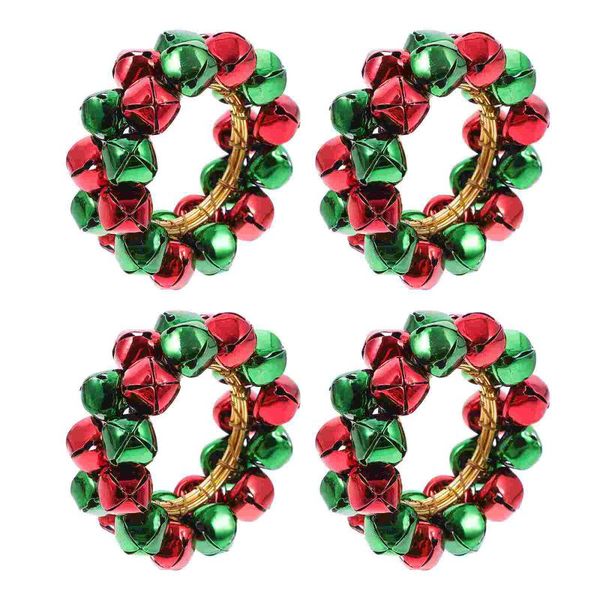 

napkin rings 4pcs adorable xmas creative in small bell shape