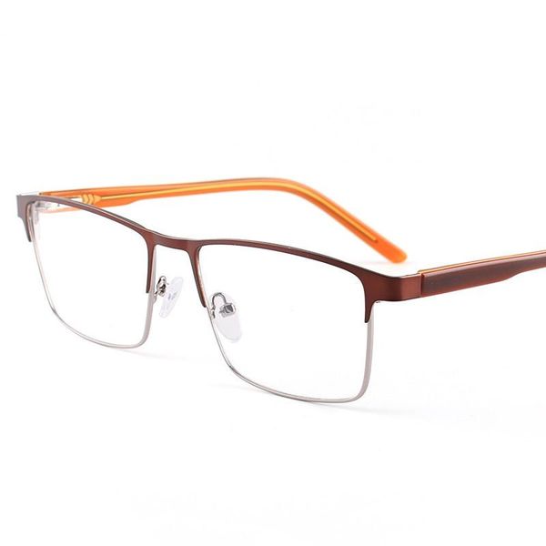 

fashion sunglasses frames square glasses myopia prescription frame men's spring metal men 58-17-146, Black