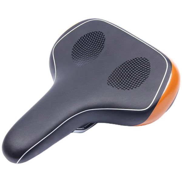 

bike saddles lightweight saddle mtb mountain road seat pu leather gel filled cycling cushion comfortable shockproof bicycle