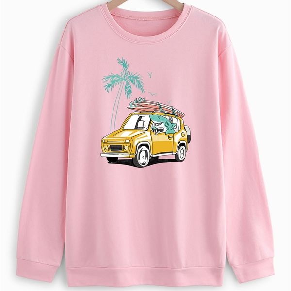 

summer casual round neck sweater wy20356, Black