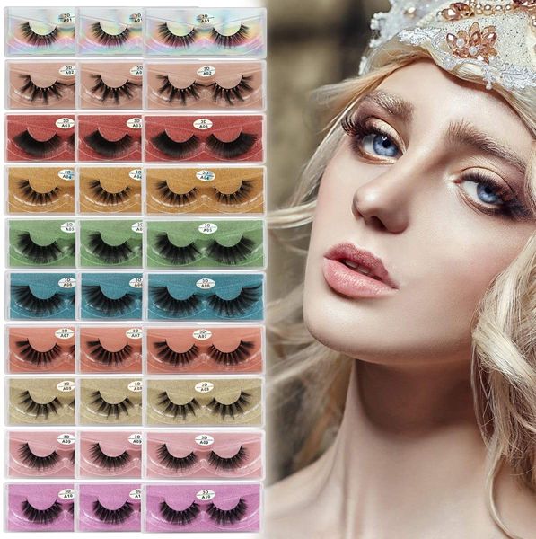 

wholesale lashes natural look eyelashes extension kit wispies long eyelash set fluffy fake lash make up tools