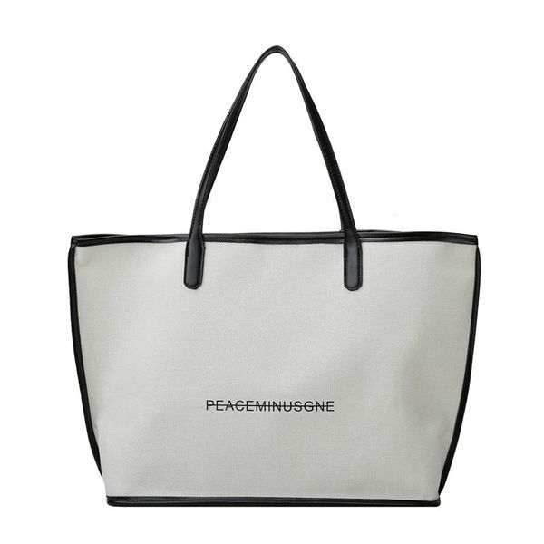 

evening bags trendy canvas bag handbags fashion all-match shoulder women large capacity tote for 2021