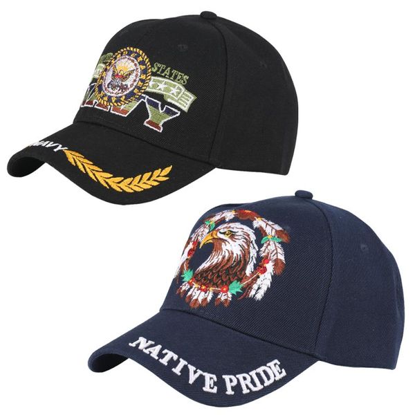 

america embroidery baseball caps spring summer hats for men outdoor sun cap women eagle navy usa sports hat curved casquette visors, Blue;gray